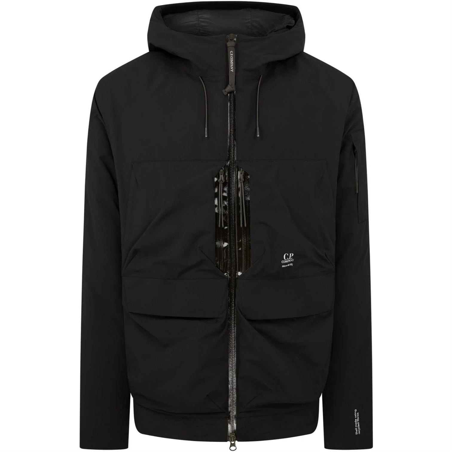 LUXURY HUB CP COMPANY MICRO-M HOODED DOWN JACKET