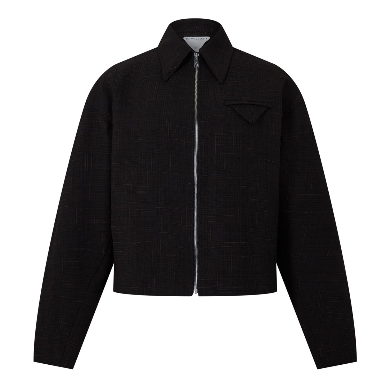 LUXURY HUB BOTTEGA VENETA VISCOSE AND SILK CRISS-CROSS KIMONO JACKET