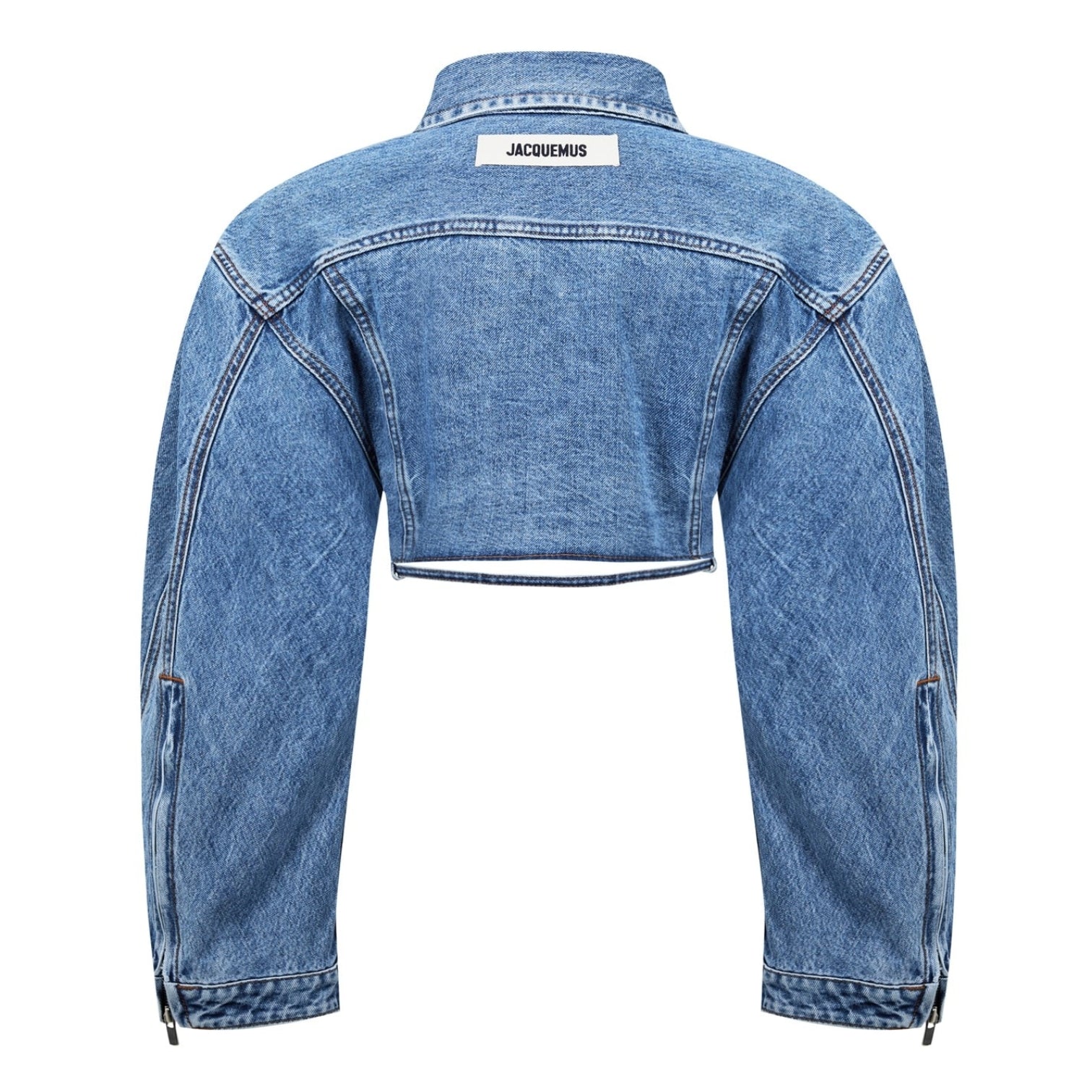 LUXURY HUB JACQUEMUS LE HAUT DE NIMES CROPPED DENIM JACKET