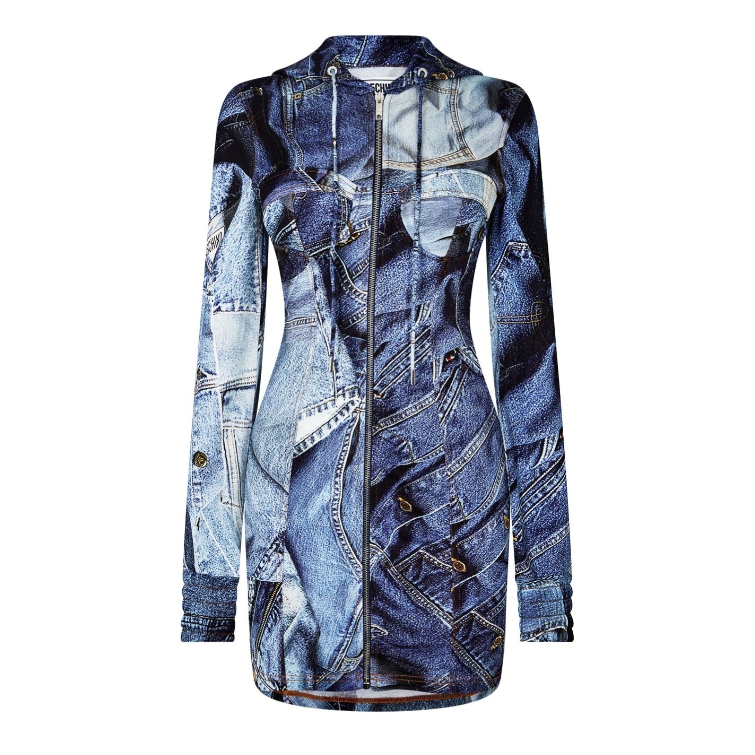 LUXURY HUB MOSCHINO PRINT DRESS