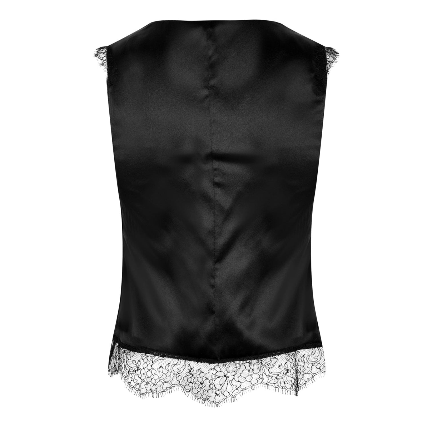 LUXURY HUB TOM FORD SILK SATIN LACE CAMISOLE TOP