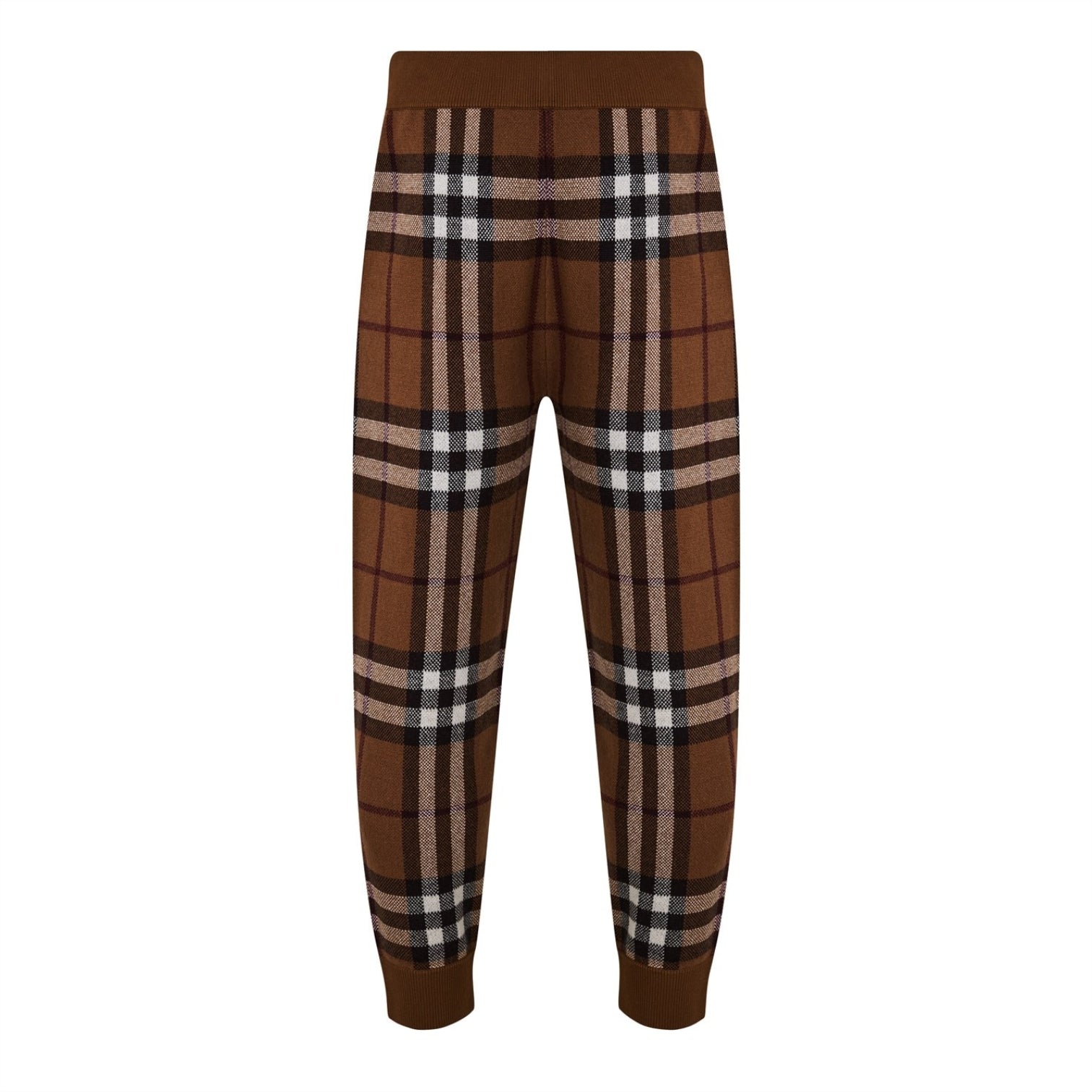 LUXURY HUB BURBERRY MARLEY CHECK JOGGING BOTTOMS