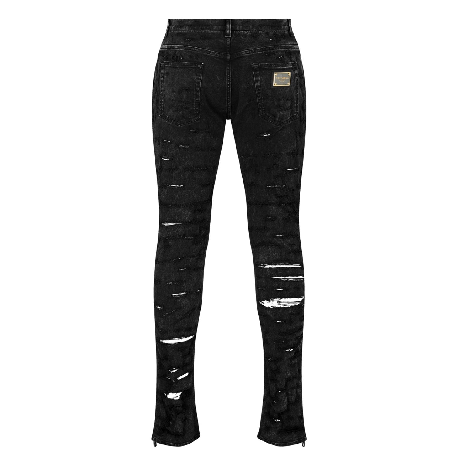 LUXURY HUB  DOLCE AND GABBANA DG DISTRESS JEAN