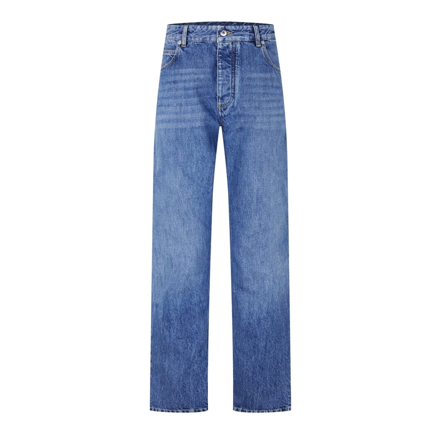 LUXURY HUB BOTTEGA VENETA MEN'S VINTAGE INDIGO STRAIGHT LEG JEANS