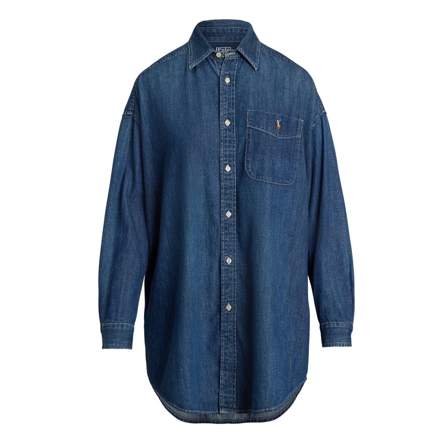 LUXURY HUB POLO RALPH LAUREN OVERSIZED DENIM SHIRT