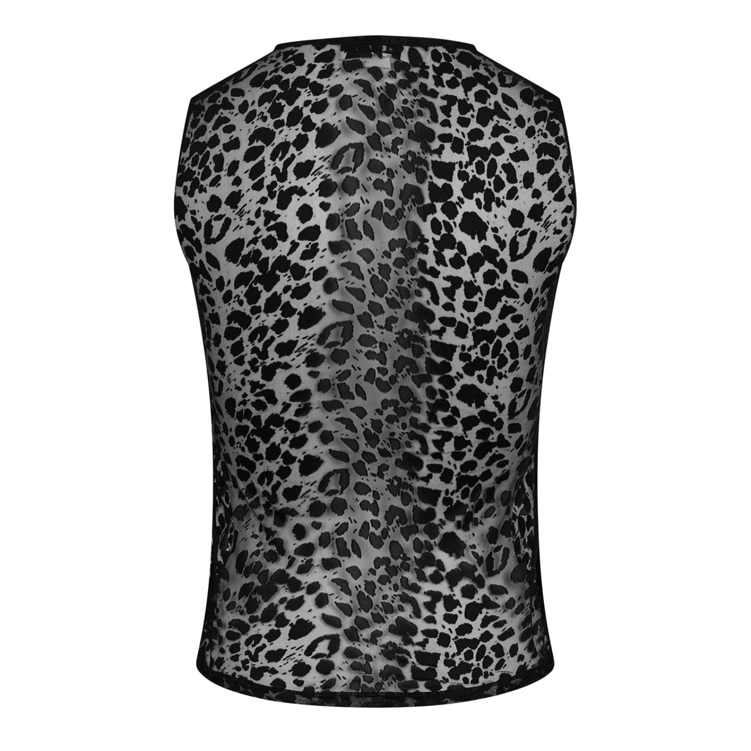 LUXURY HUB ALEXANDER MCQUEEN LEOPARD TANK TOP