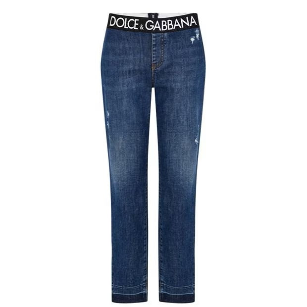 LUXURY HUB DOLCE AND GABBANA TAPE JEANS