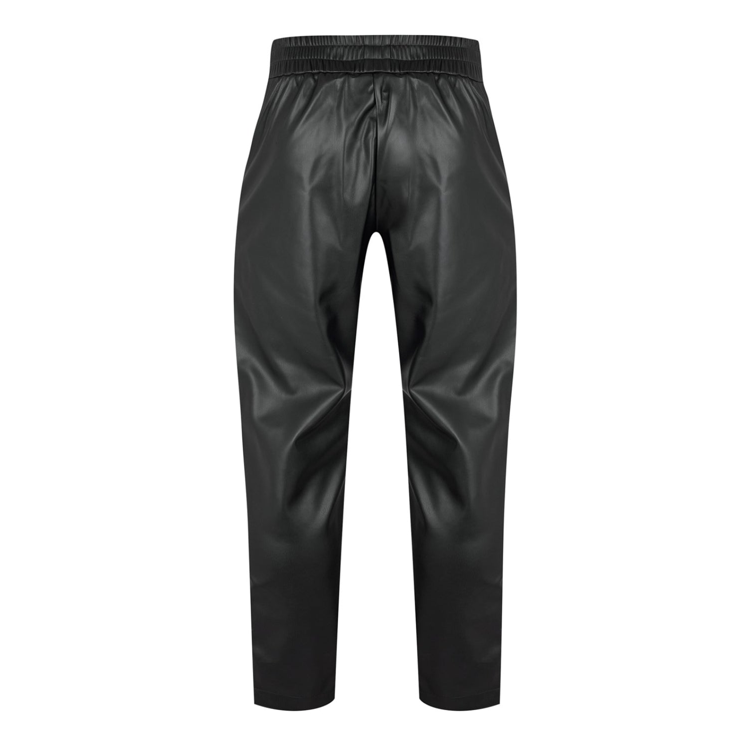 LUXURY HUB PALM ANGELS PALM LEATHER TRACK PANTS