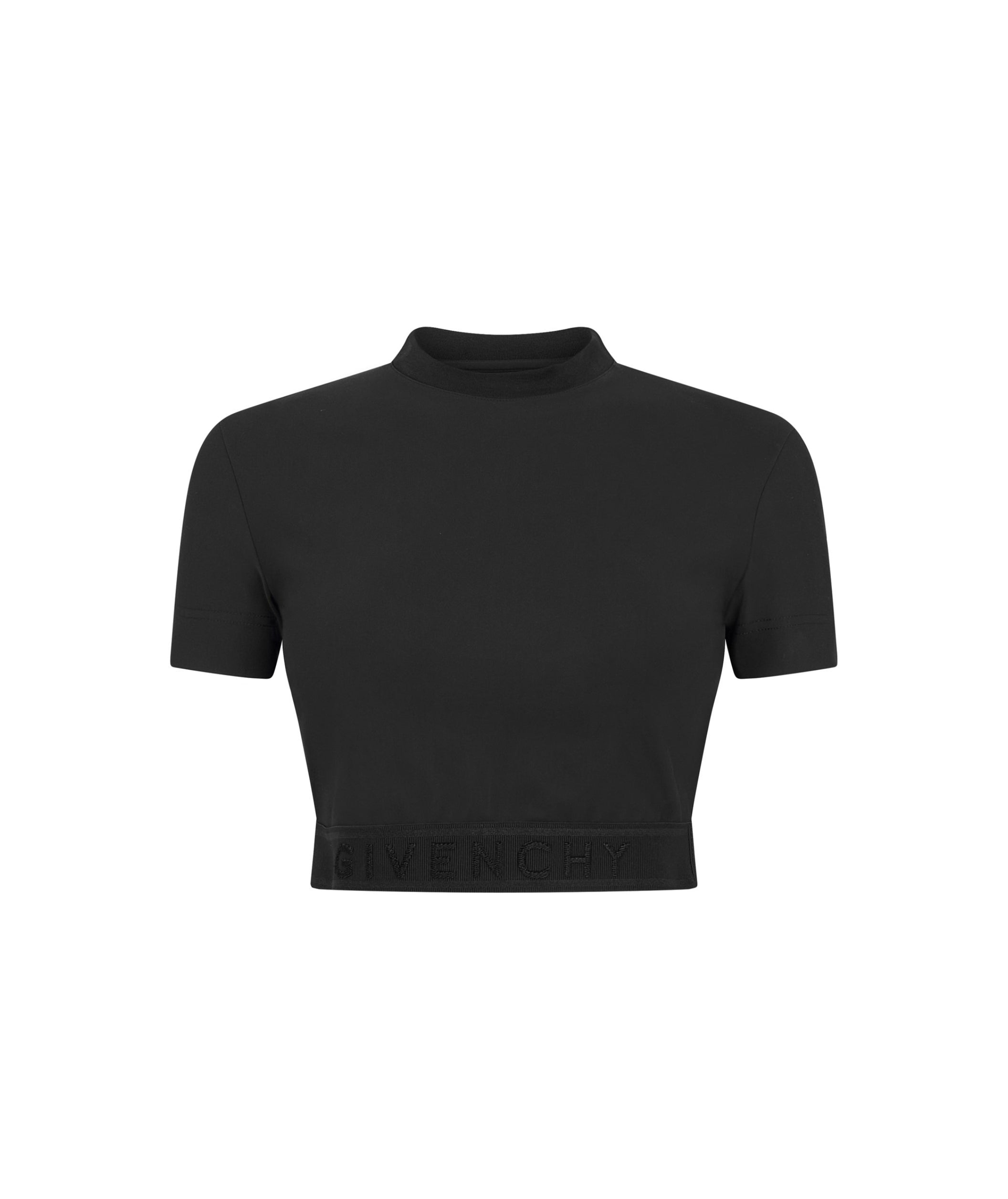 LUXURY HUB GIVENCHY TAPE CROP TOP