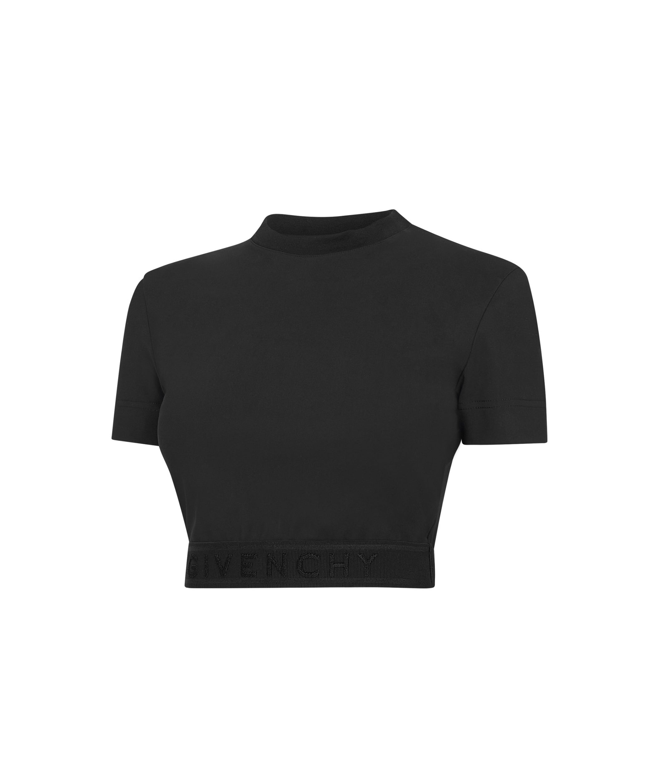 LUXURY HUB GIVENCHY TAPE CROP TOP