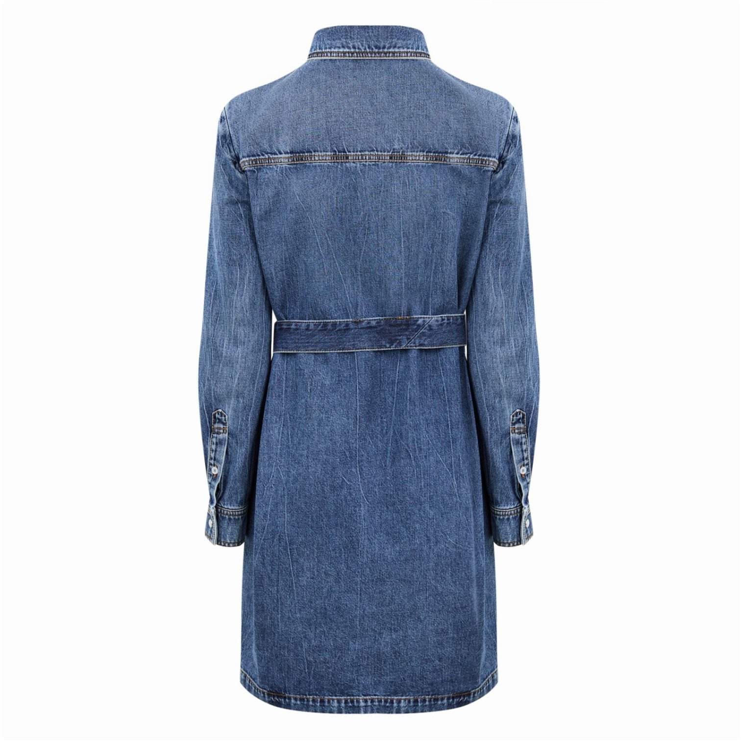 LUXURY HUB GUCCI ORGANIC DENIM HORSEBIT DRESS