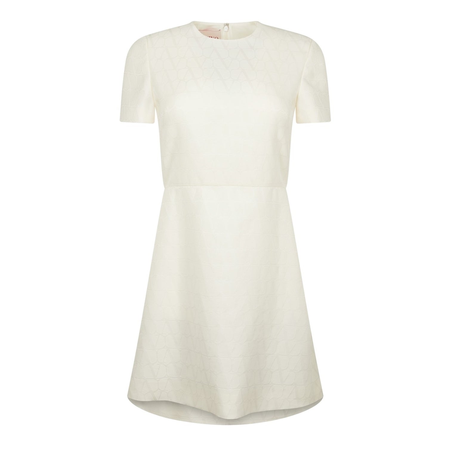 LUXURY HUB VALENTINO TOILE ICONOGRAPHE CREPE COUTURE SHORT DRESS