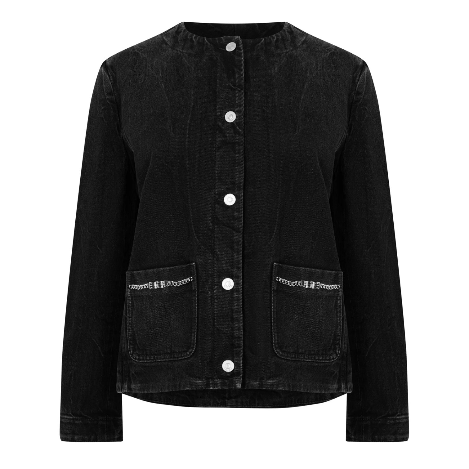 LUXURY HUB GIVENCHY GIV DENIM CHN JACKET