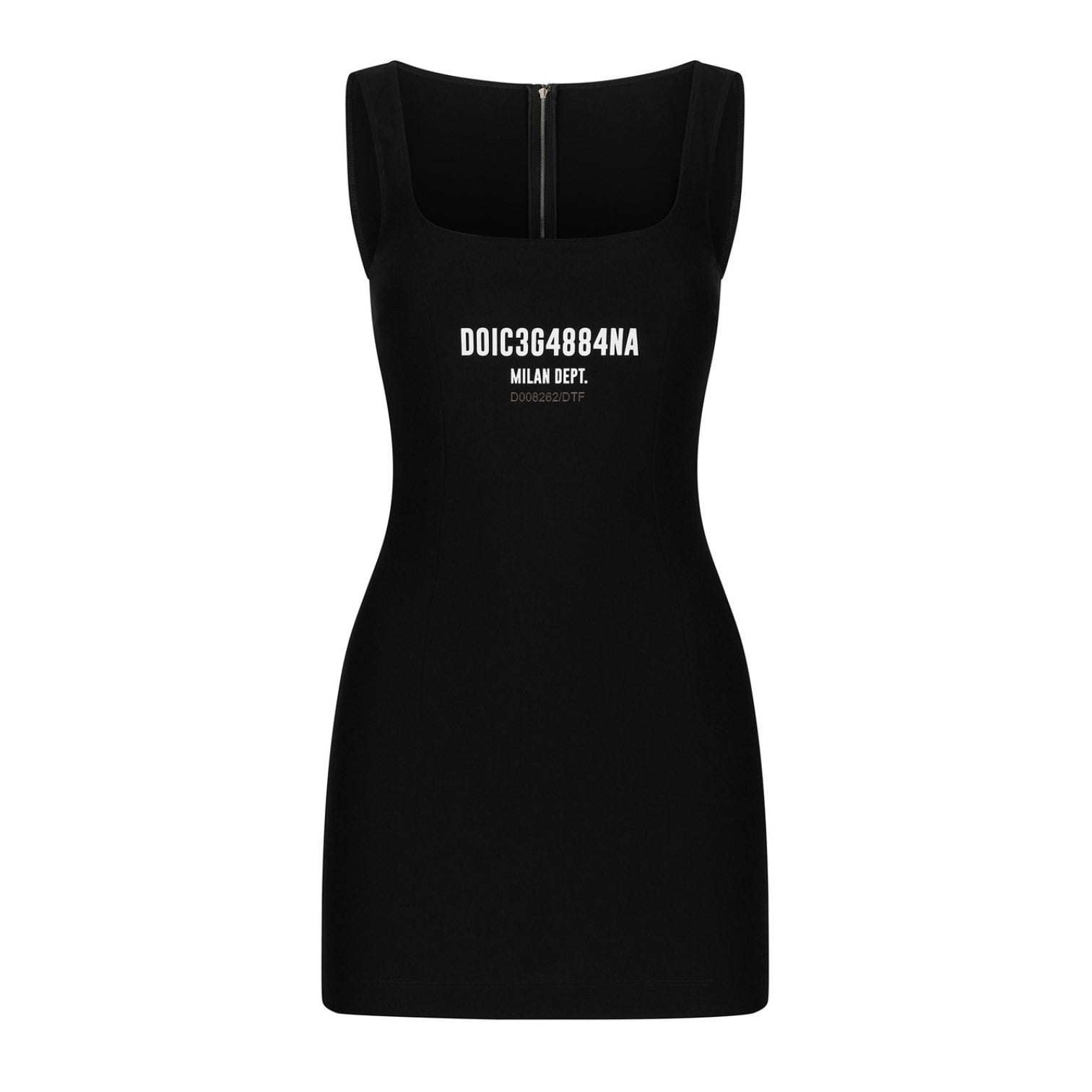 LUXURY HUB  DOLCE AND GABBANA DG VIB3 STRETCH JERSEY MINI DRESS