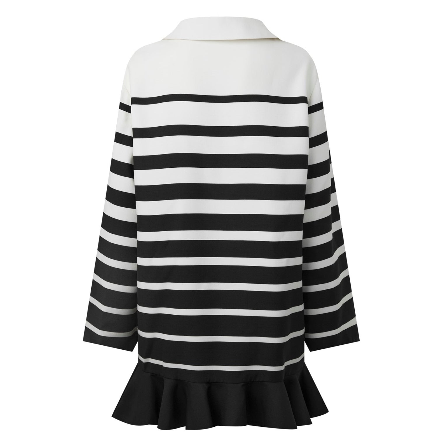 LUXURY HUB VALENTINO VAL STRIPED DRESS