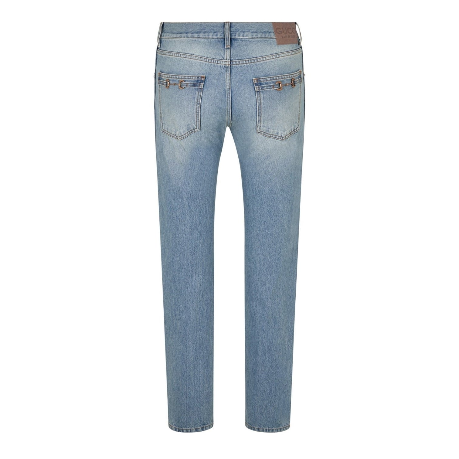 LUXURY HUB GUCCI HORSEBIT STRAIGHT JEANS