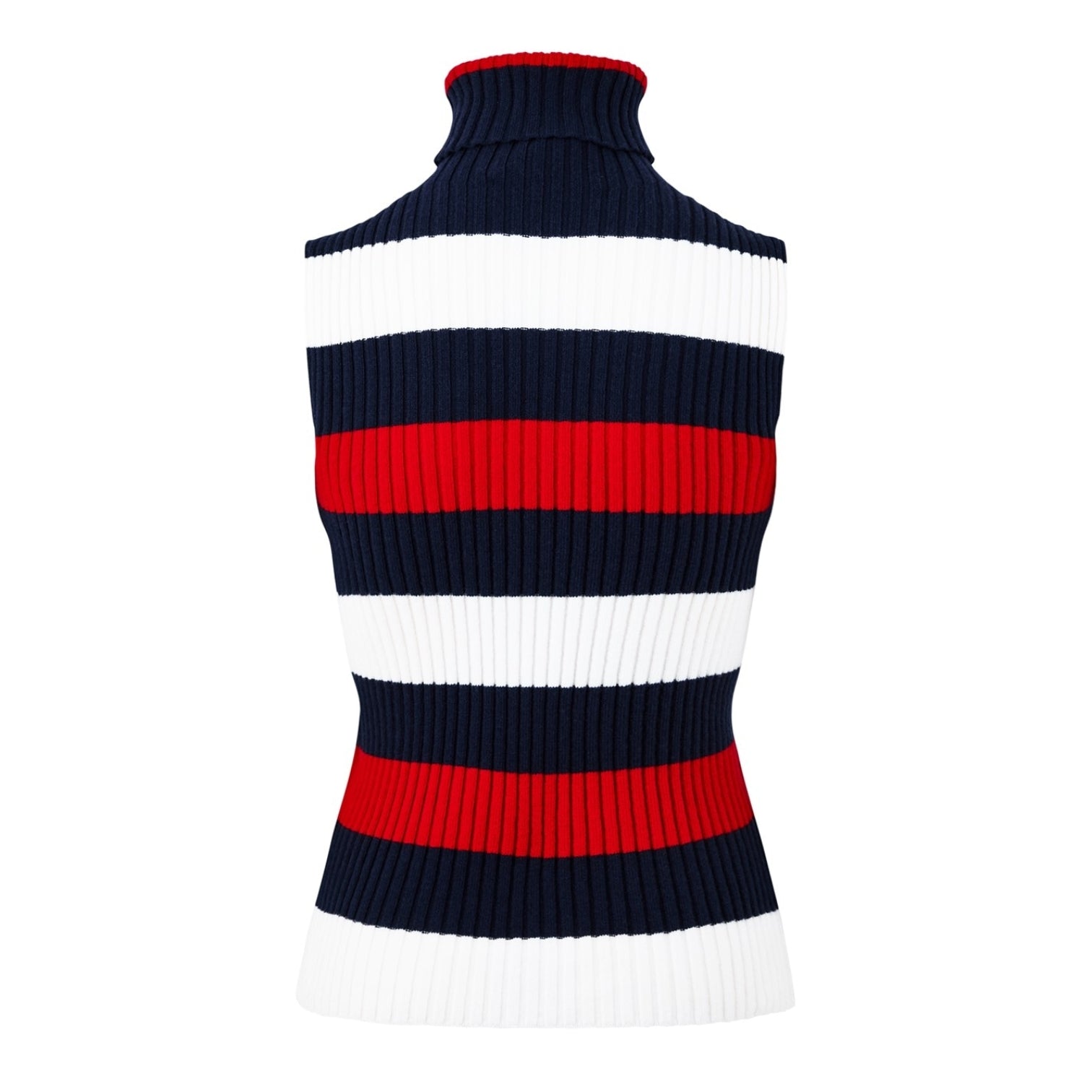 LUXURY HUB GUCCI STRIPED TURTLENECK TOP