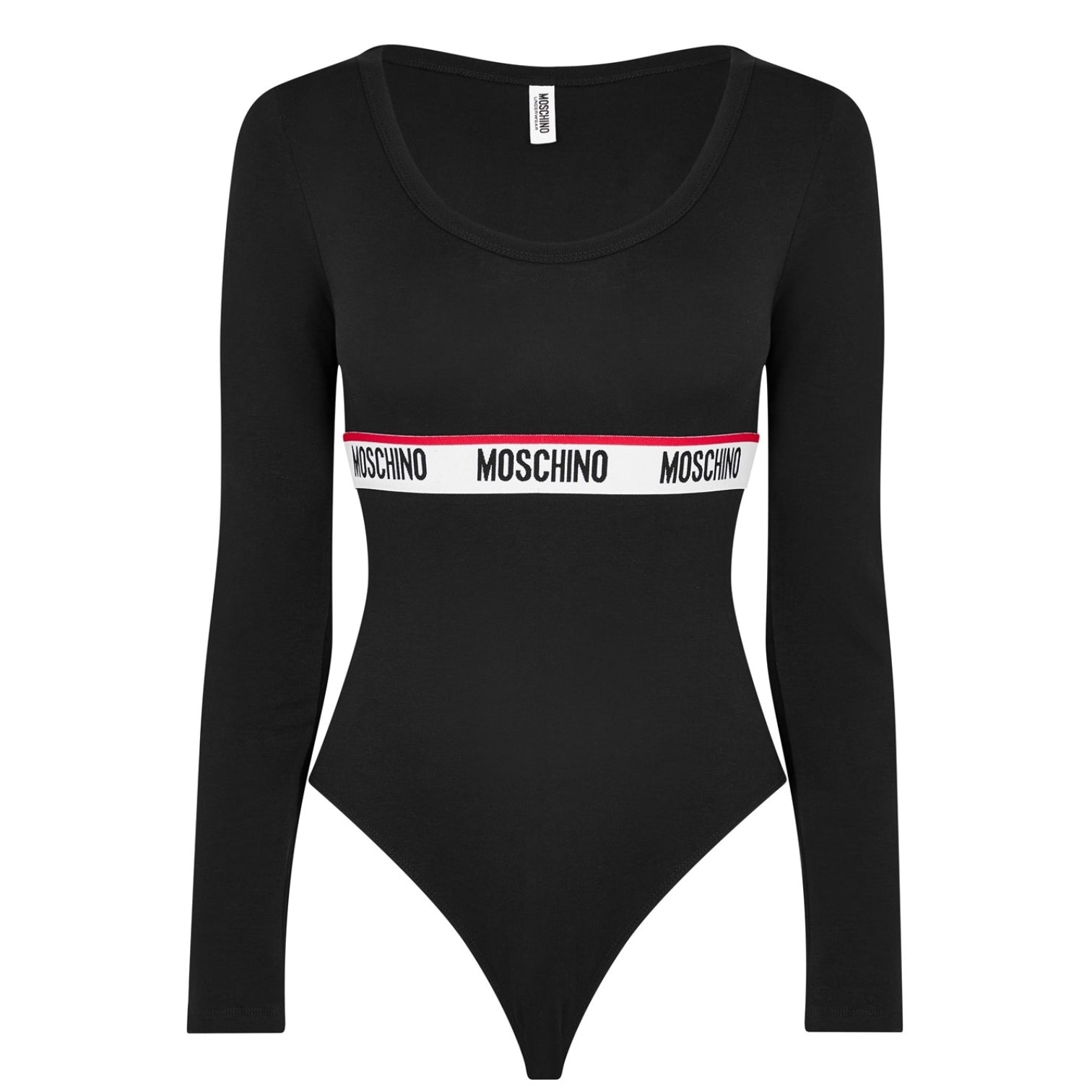 LUXURY HUB MOSCHINO LONG SLEEVE TAPE BODYSUIT