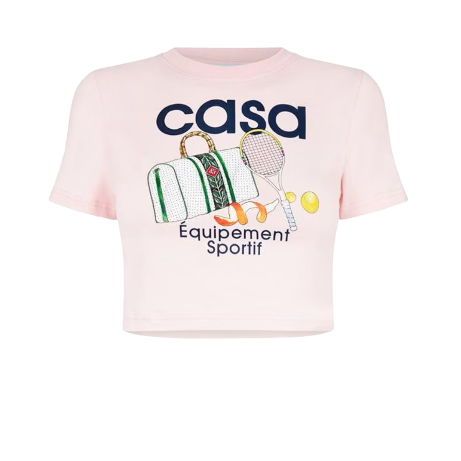 LUXURY HUB CASABLANCA EQUIPMENT SPORTIF CROPPED TOP