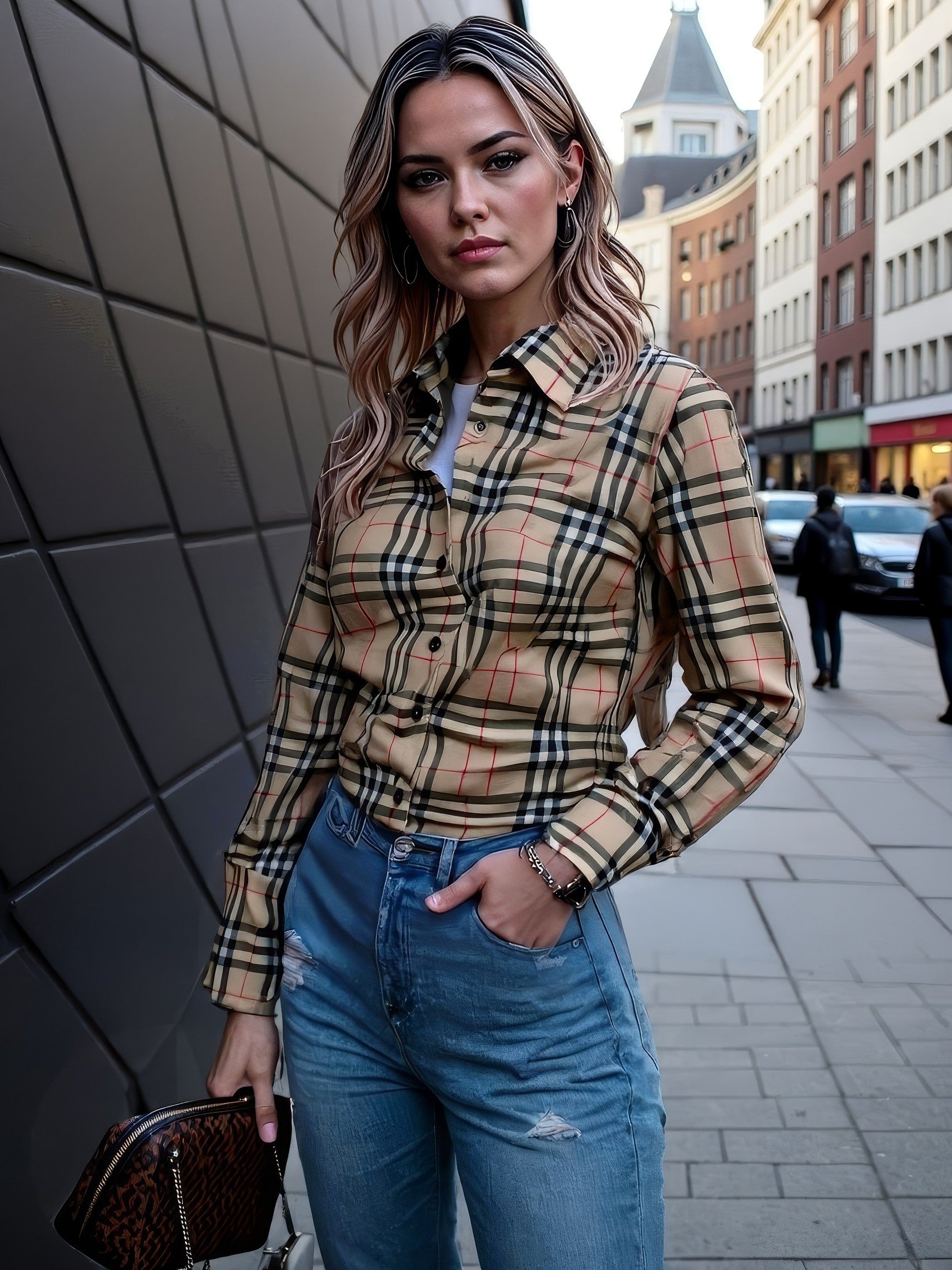 LUXURY HUB BURBERRY LAPWING SHIRT