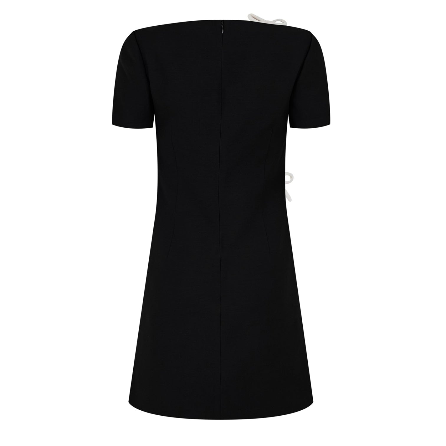 LUXURY HUB VALENTINO CREPE COUTURE MINI DRESS