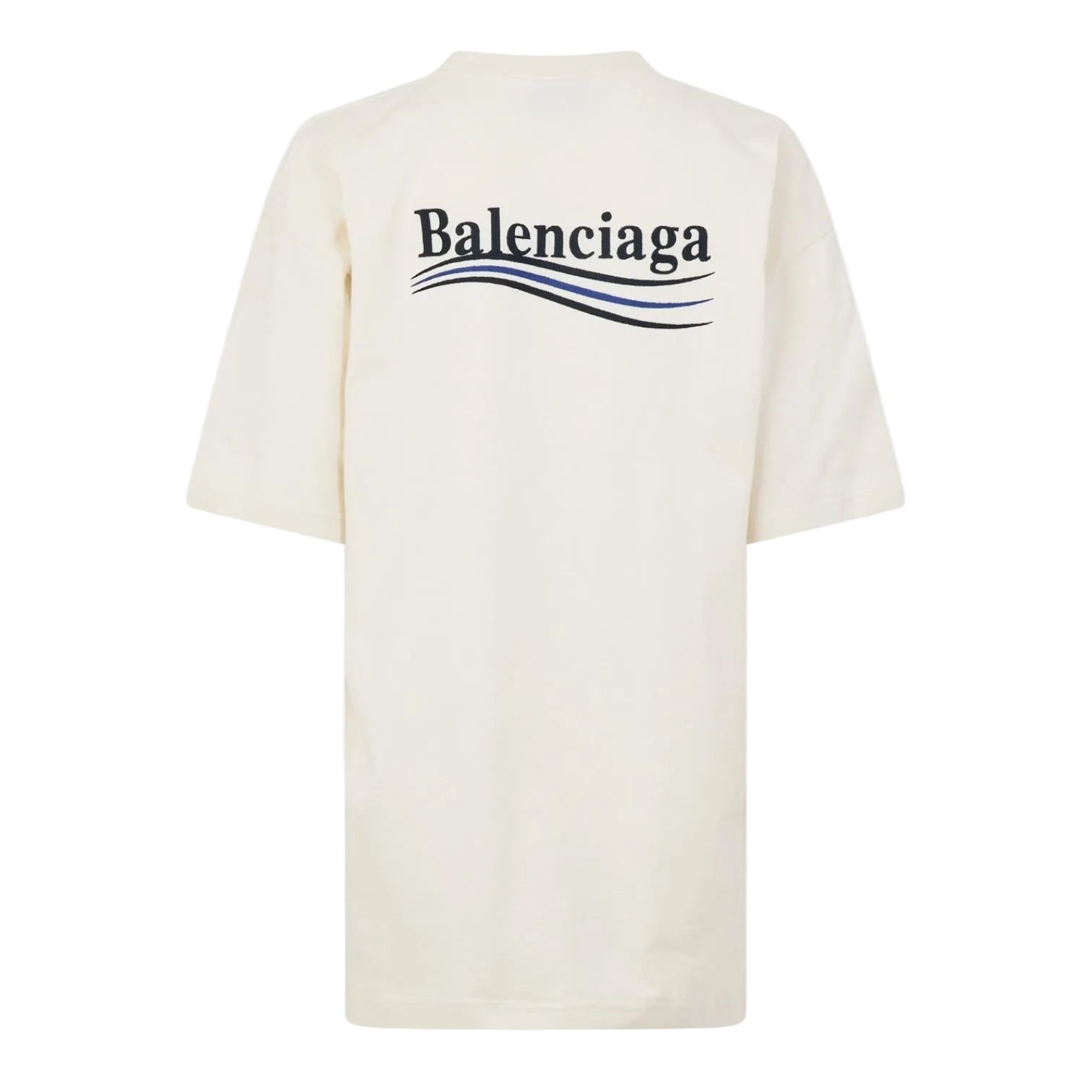 LUXURY HUB BALENCIAGA POLITICAL LOGO OVERSIZED T-SHIRT