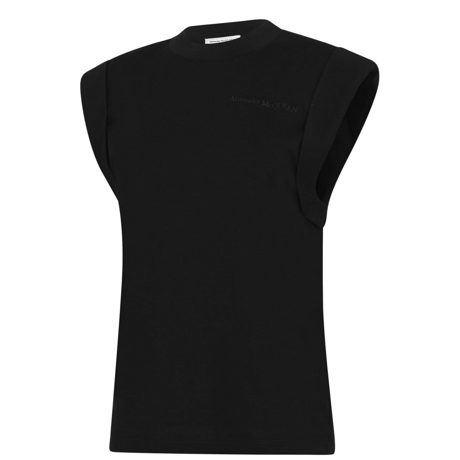 LUXURY HUB ALEXANDER MCQUEEN SMALL LOGO TOP