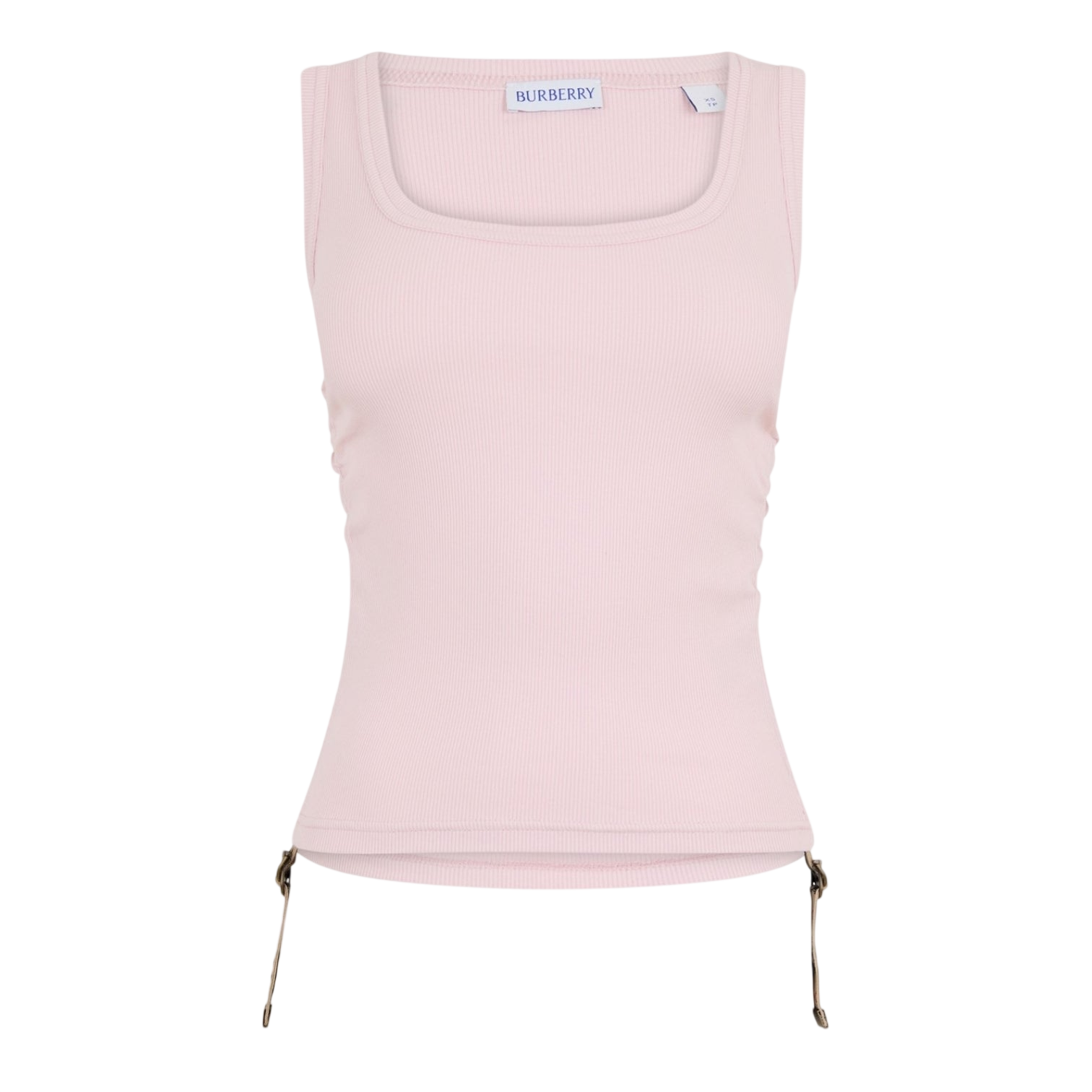 LUXURY HUB BURBERRY RUCHED BUCKLE TANK TOP