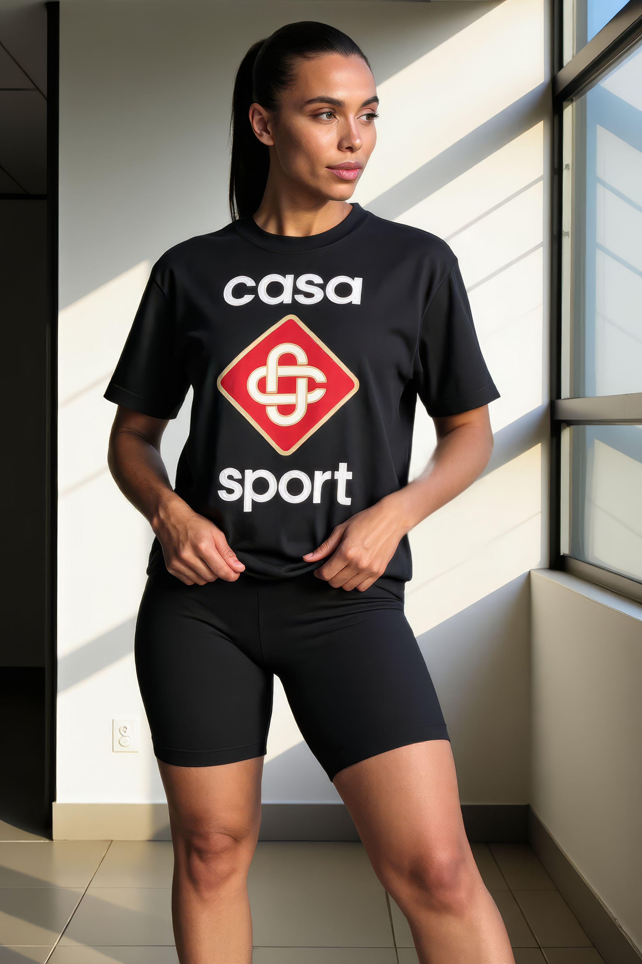 LUXURY HUB CASABLANCA SPORT LOGO TOP