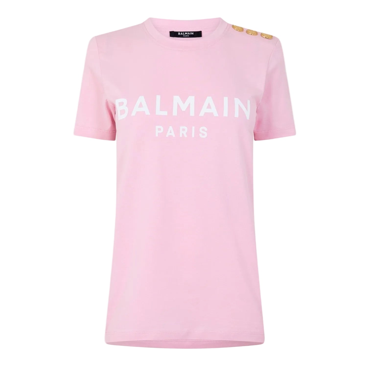 LUXURY HUB BALMAIN WOMEN'S SLIM FIT T-SHIRT