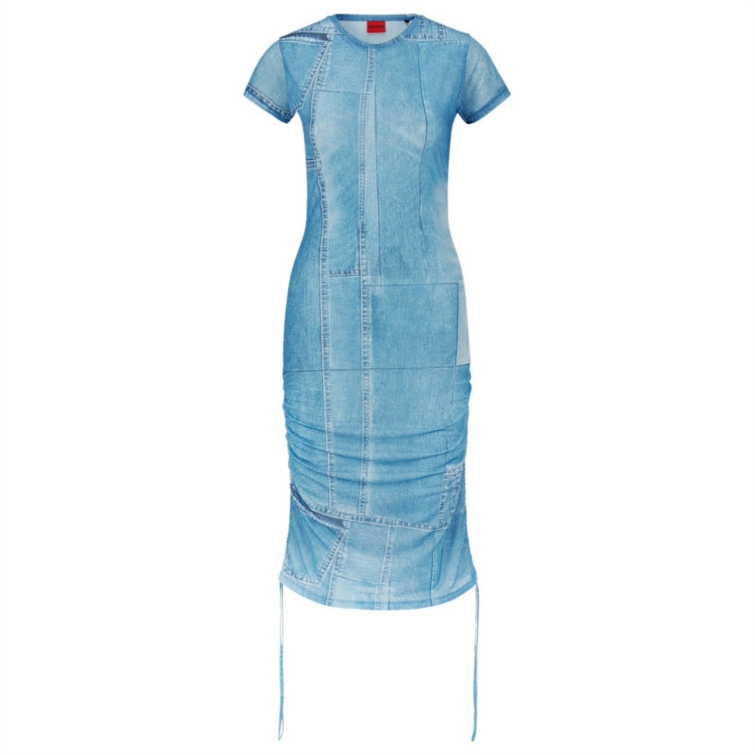 LUXURY HUB HUGO DENIM T-SHIRT DRESS