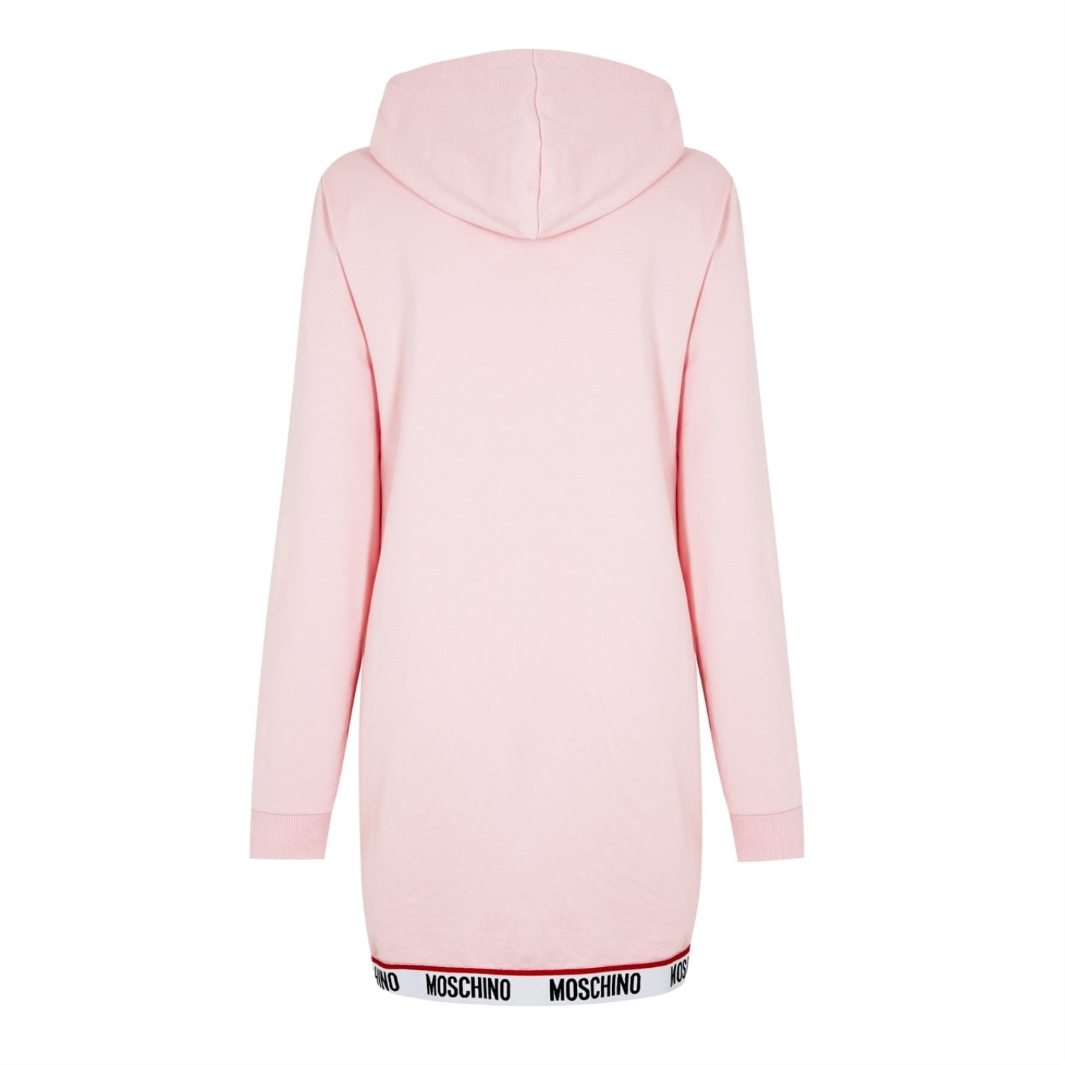 LUXURY HUB  MOSCHINO HOODED SWEATSHIRT DRESS