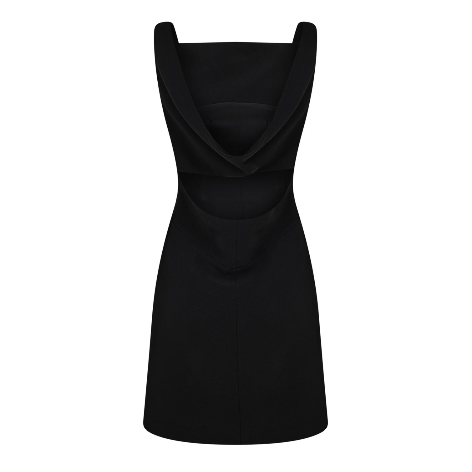 LUXURY HUB GIVENCHY CUTOUT DRAPED MINI DRESS