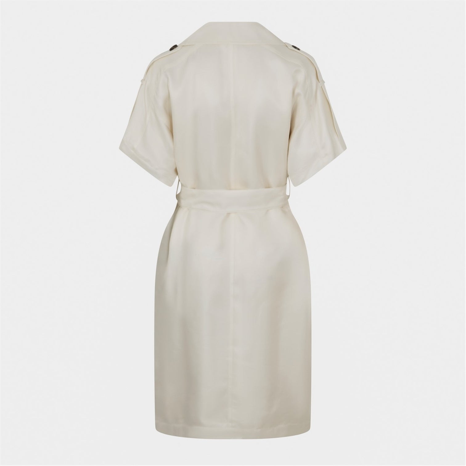 LUXURY HUB BURBERRY WOMEN'S STRUCTURED BUTTON-THROUGH SHIRT DRESS