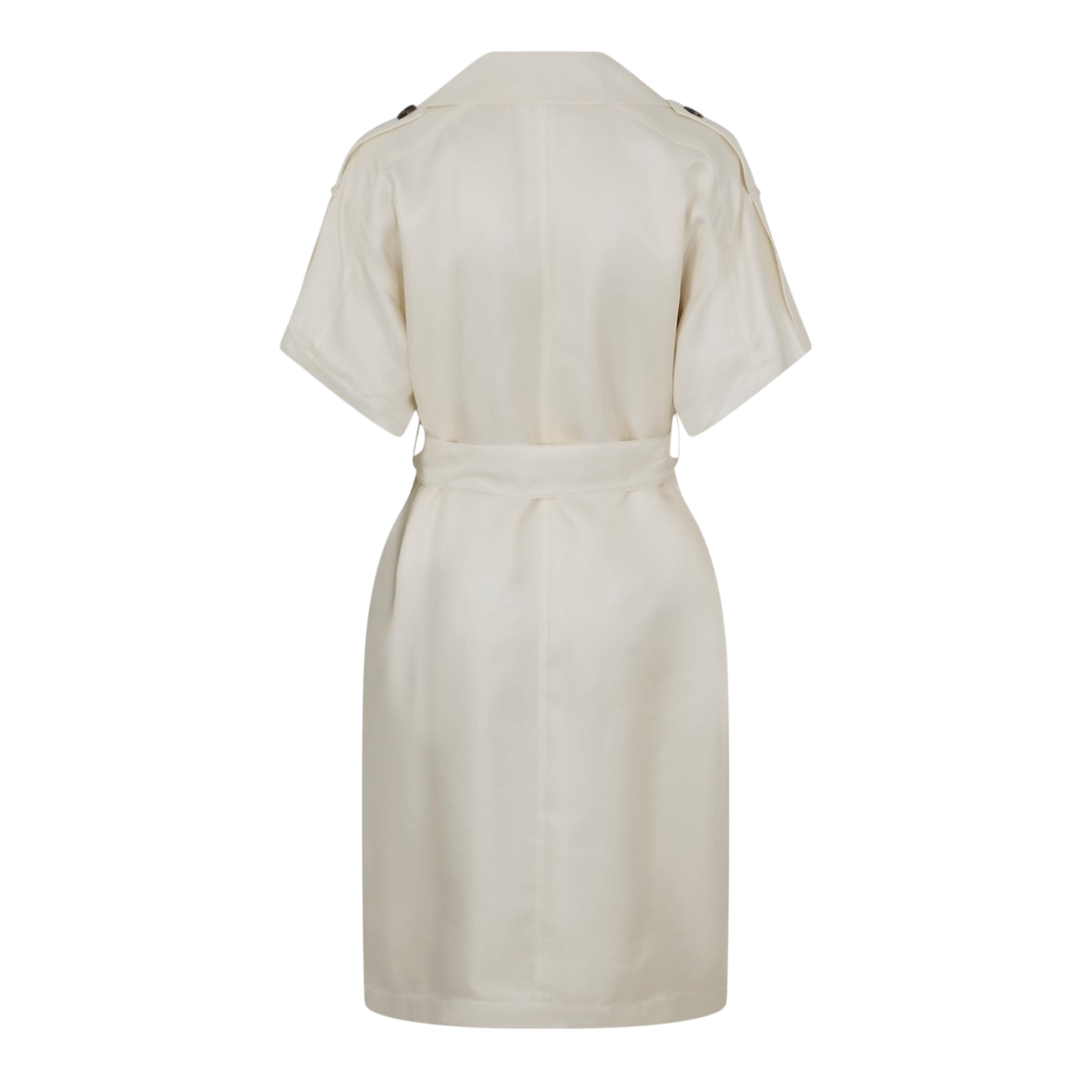 LUXURY HUB BURBERRY WOMEN'S STRUCTURED BUTTON-THROUGH SHIRT DRESS