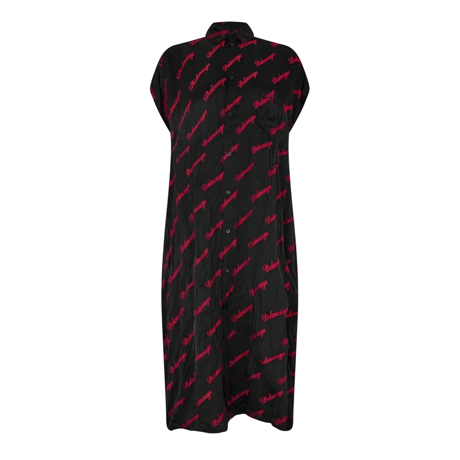 LUXURY HUB BALENCIAGA WOMEN'S STRUCTURED A LINE DRESS