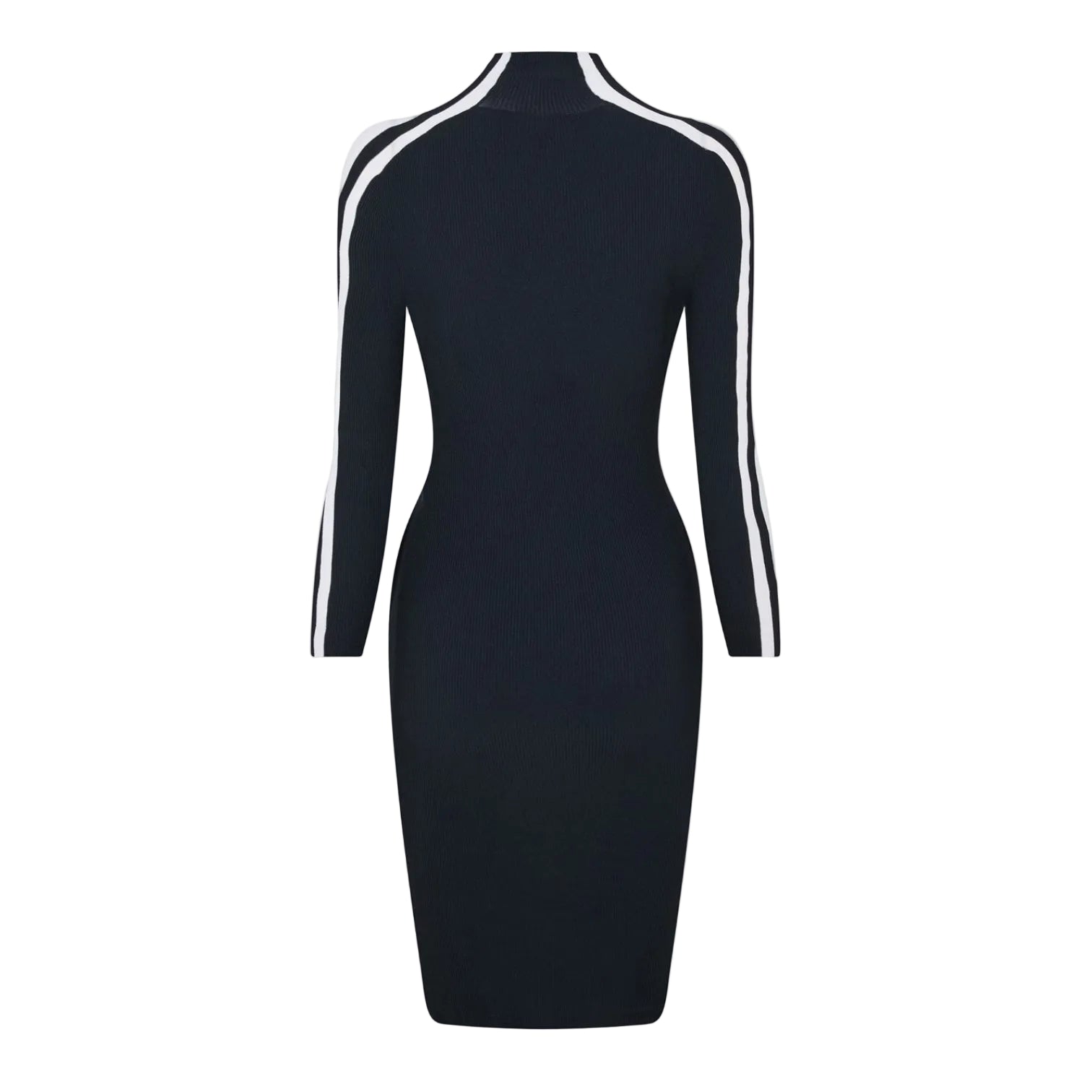 LUXURY HUB BALENCIAGA WOMEN'S CONTOURED BODYCON DRESS
