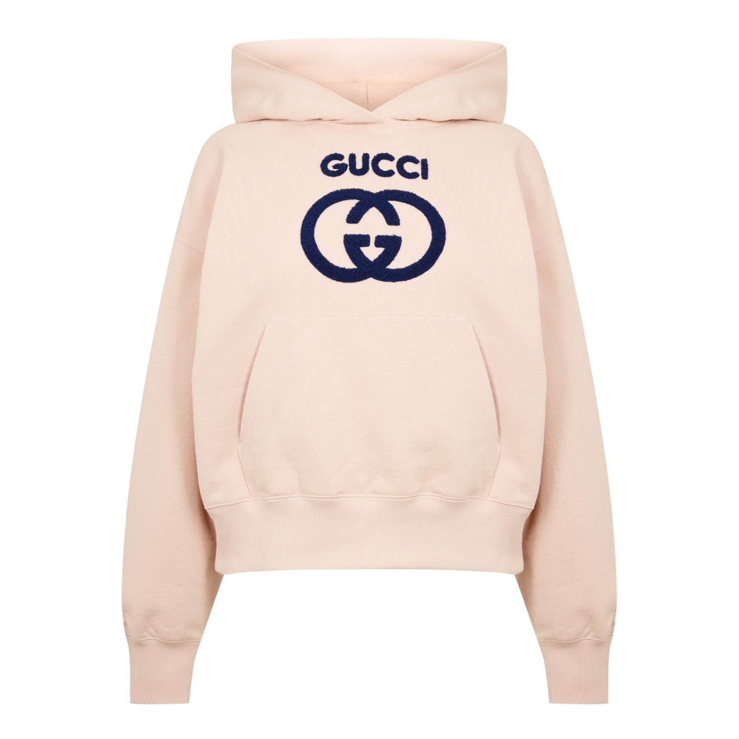 LUXURY HUB GUCCI COTTON JERSEY SWEATSHIRT WITH EMBROIDERY