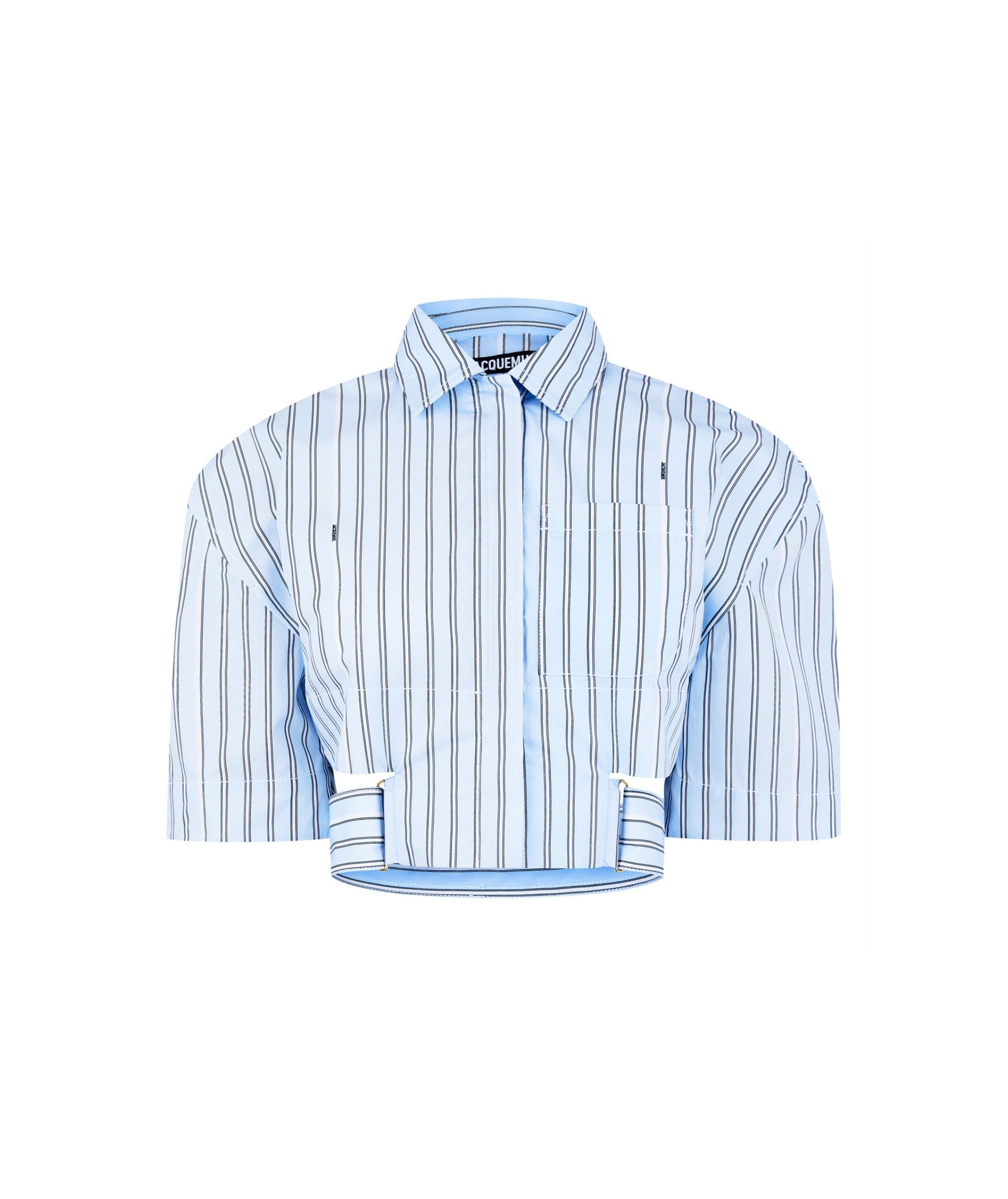 LUXURY HUB JACQUEMUS LA COURTE BARI BELTED SHIRT