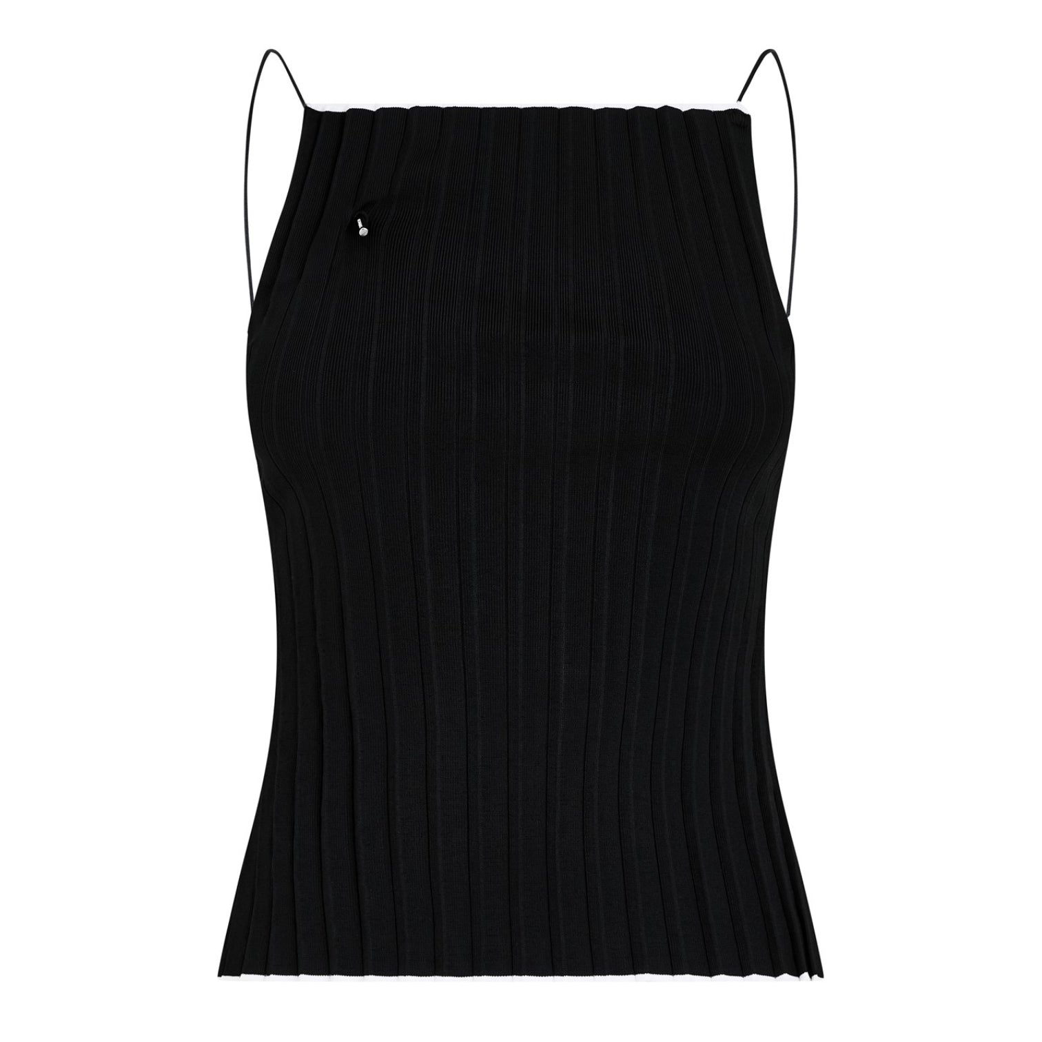 LUXURY HUB JACQUEMUS LE HAUT MAILLE PLEATED TOP