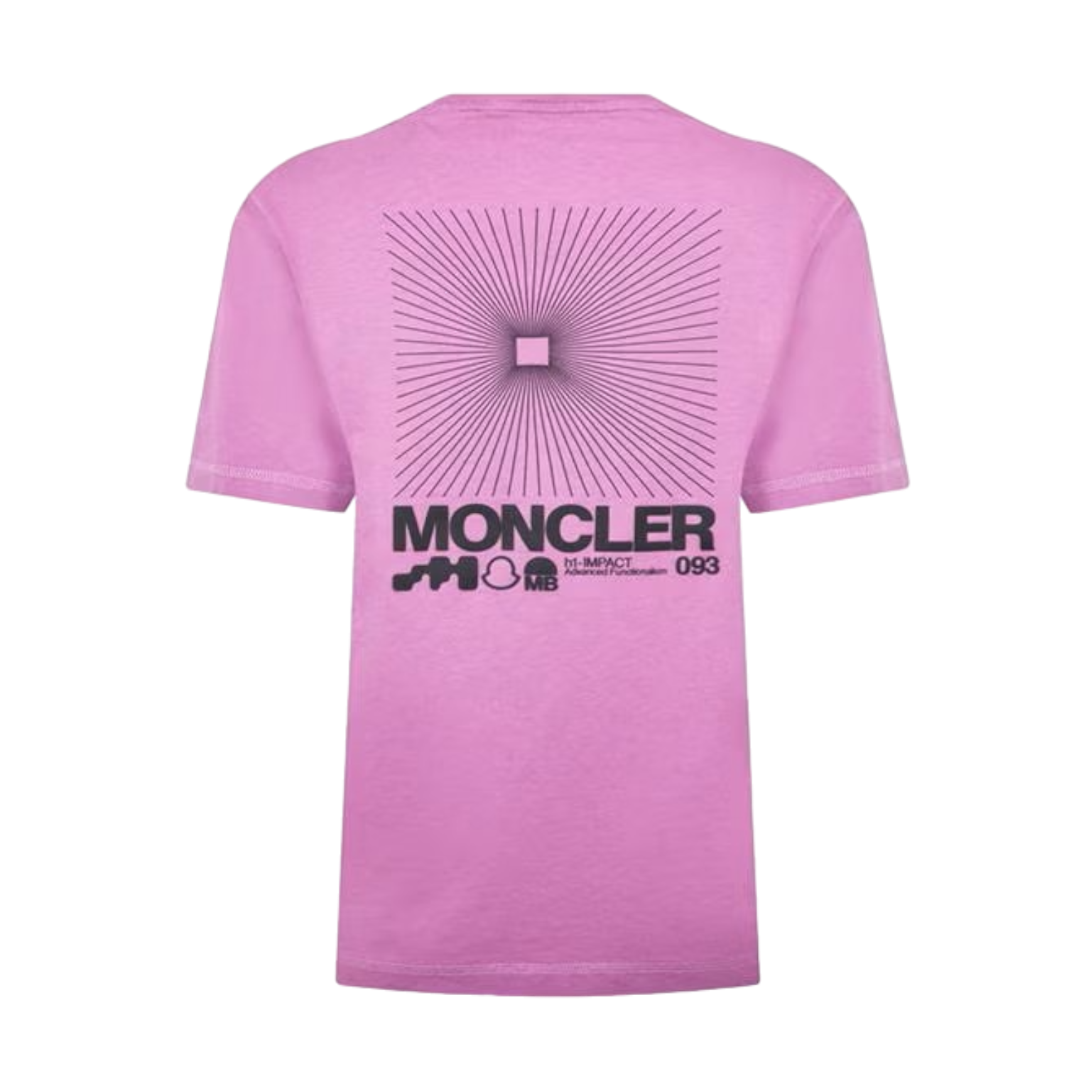 LUXURY HUB MONCLER LOGO AND GRAPHIC TOP