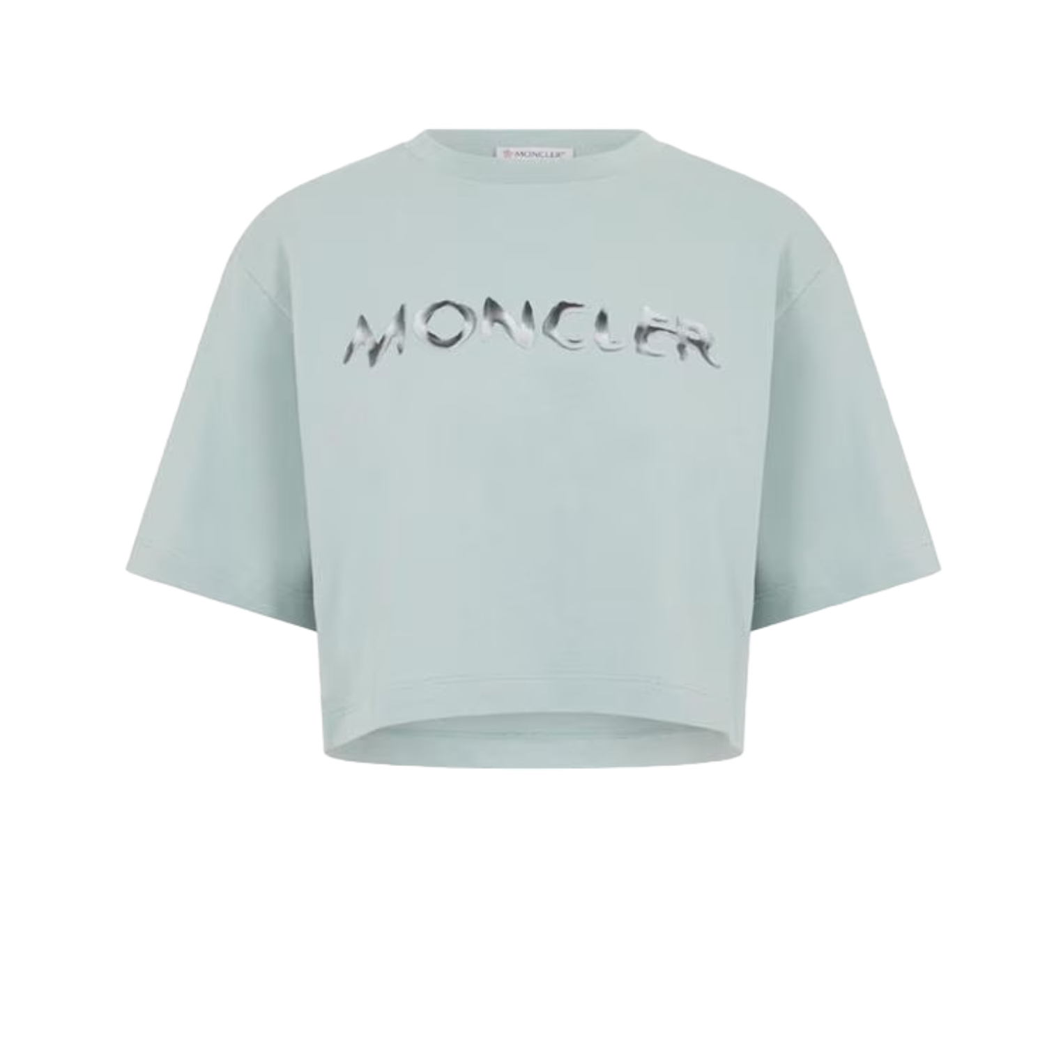 LUXURY HUB MONCLER CROPPED LOGO TOP