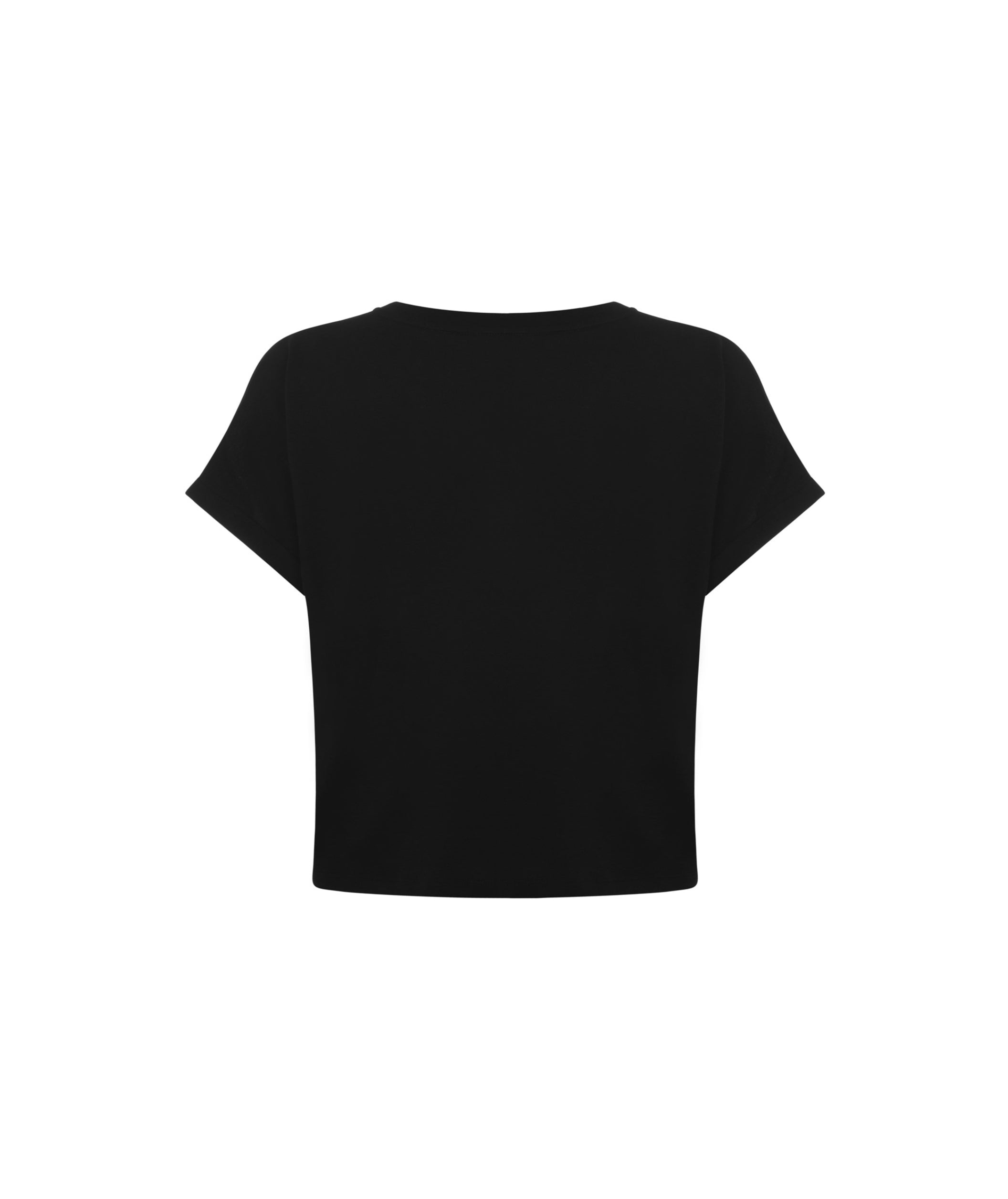 LUXURY HUB BALMAIN CROPPED LOGO TOP