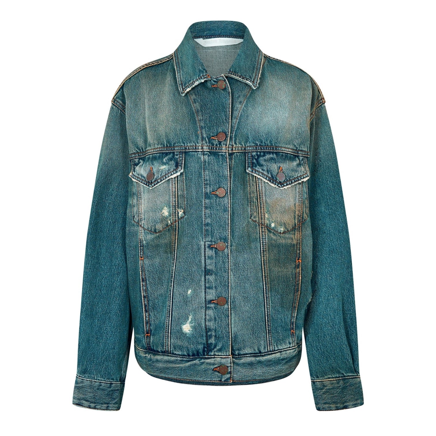 LUXURY HUB PALM ANGELS LOOSE DENIM JACKET