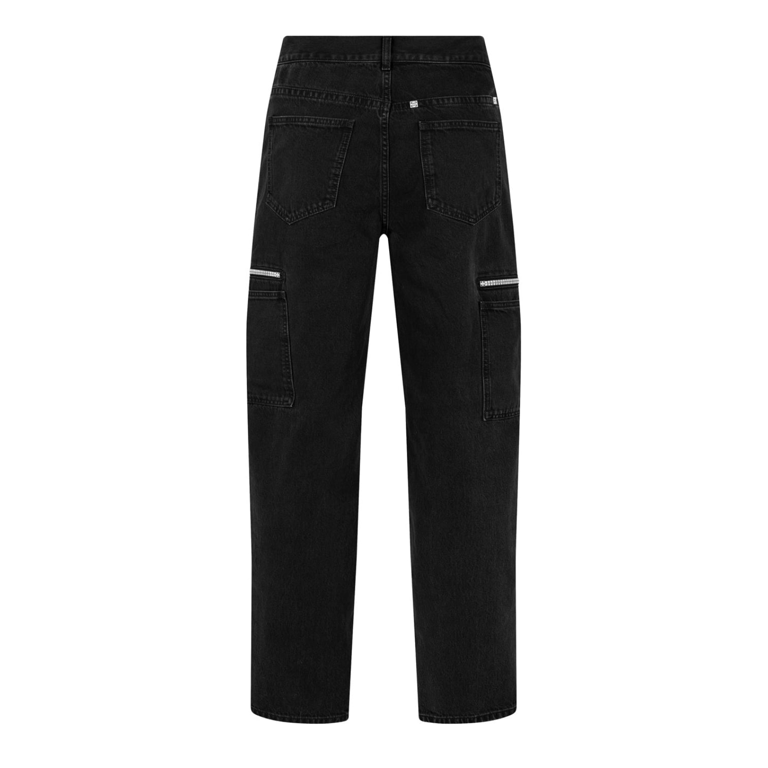 LUXURY HUB GIVENCHY ZIP STRAIGHT CUT JEANS