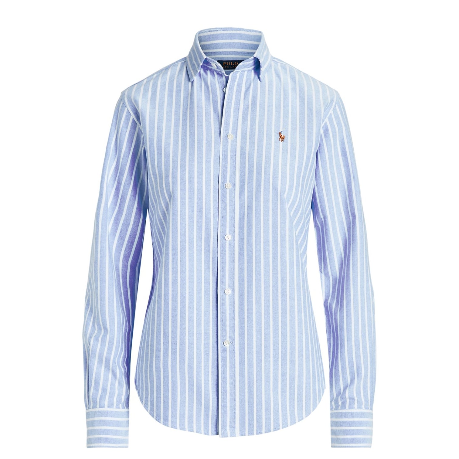 LUXURY HUB POLO RALPH LAUREN CHARLOTTE STRIPE OXFORD SHIRT