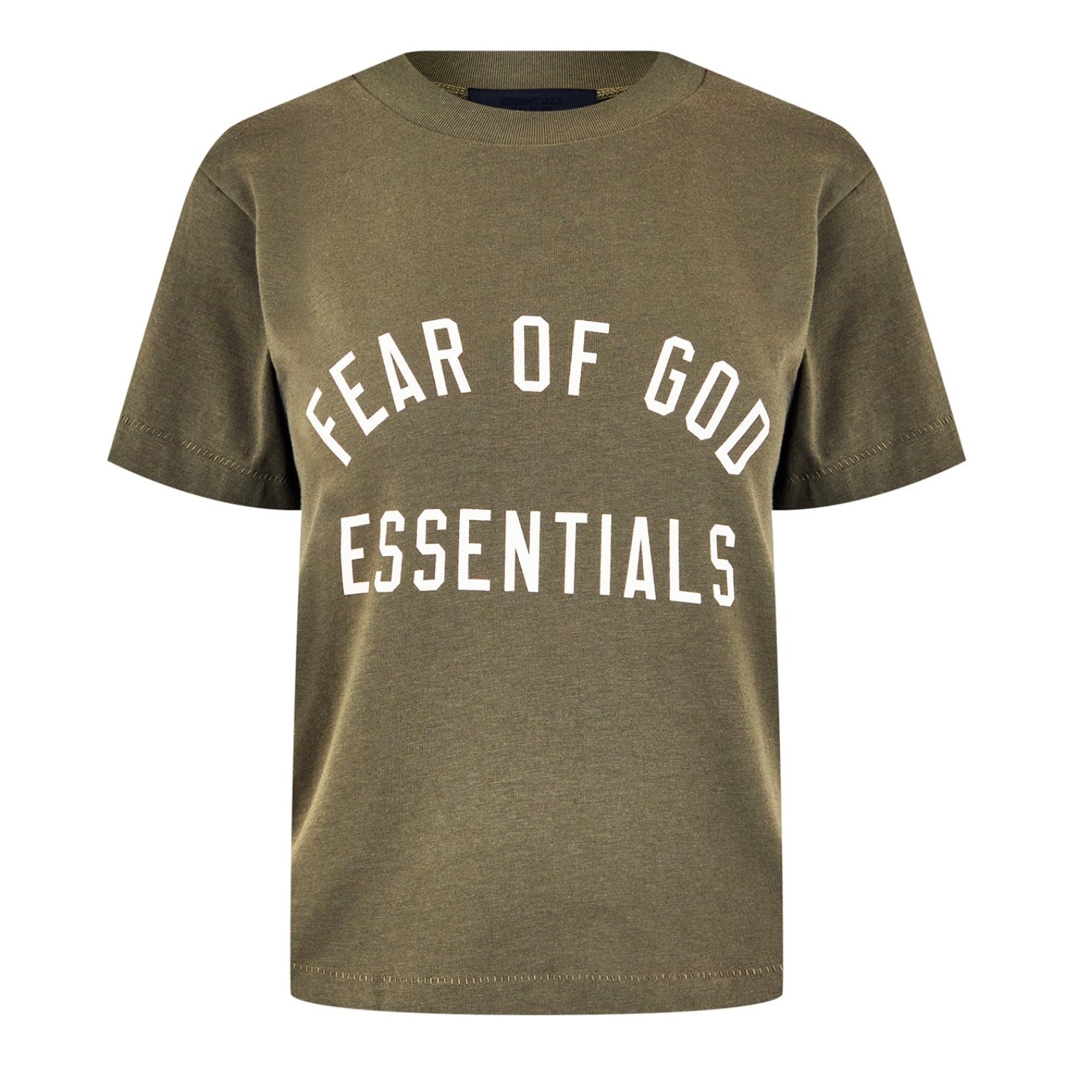 LUXURY HUB FEAR OF GOD ESSENTIALS TRI-BLEND CREWNECK TOP