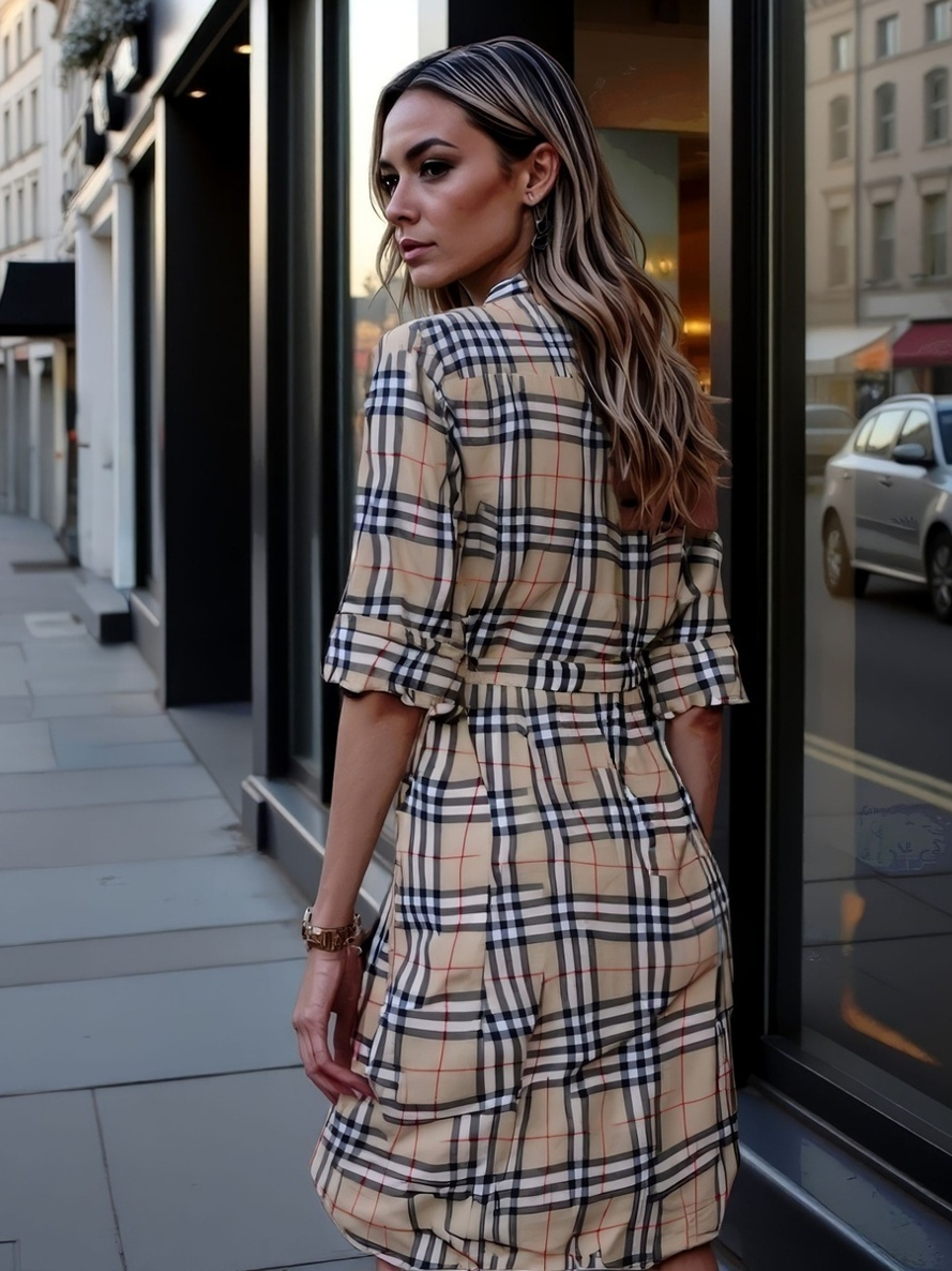LUXURY HUB BURBERRY ROYAL MAGIOVANA DRESS
