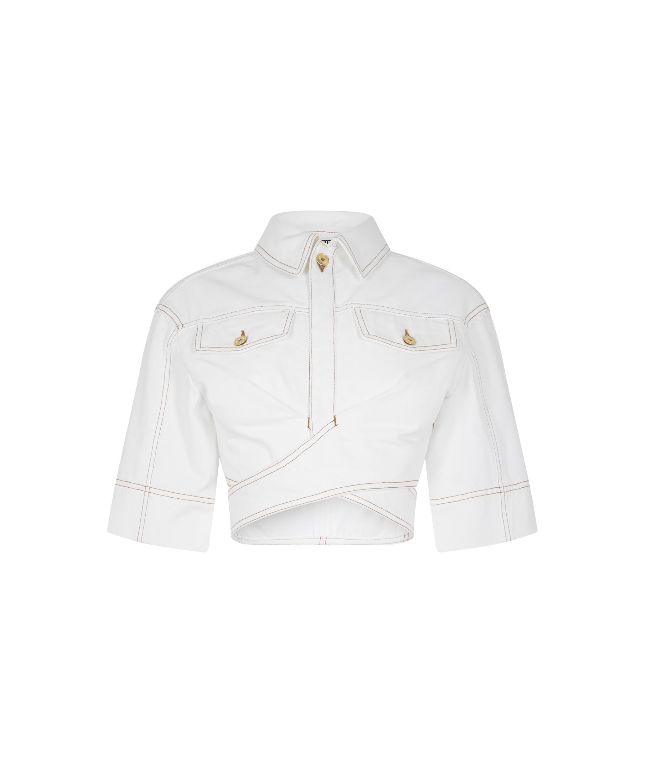 LUXURY HUB JACQUEMUS DE-NÎMES DENIM TOP