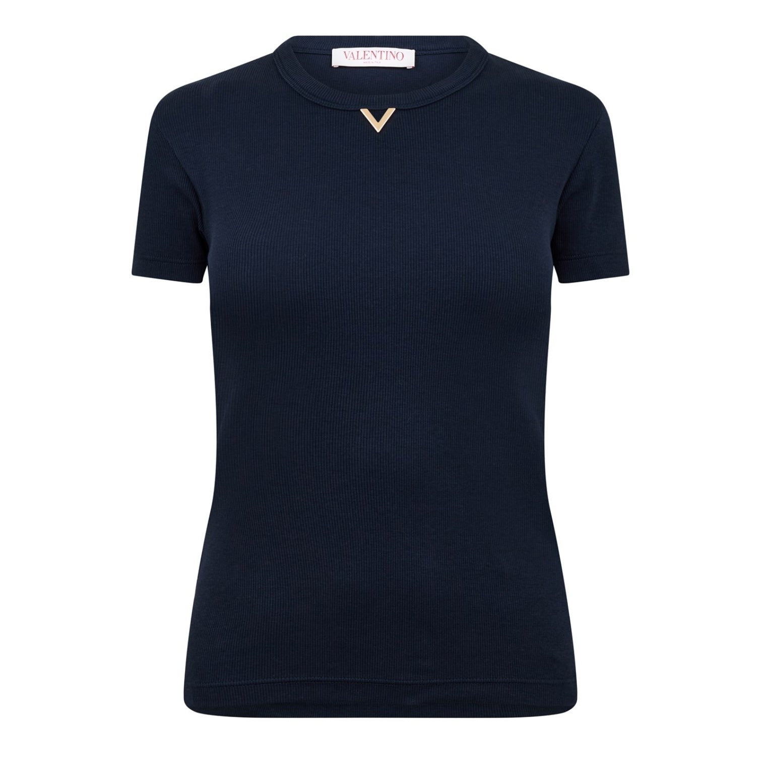 LUXURY HUB VALENTINO LOGO SLIM FIT TOP